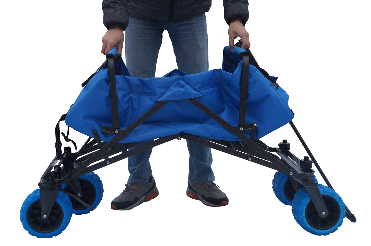 All-Terrain EXTRA LARGE Folding Wagon Collapsible Beach Cart